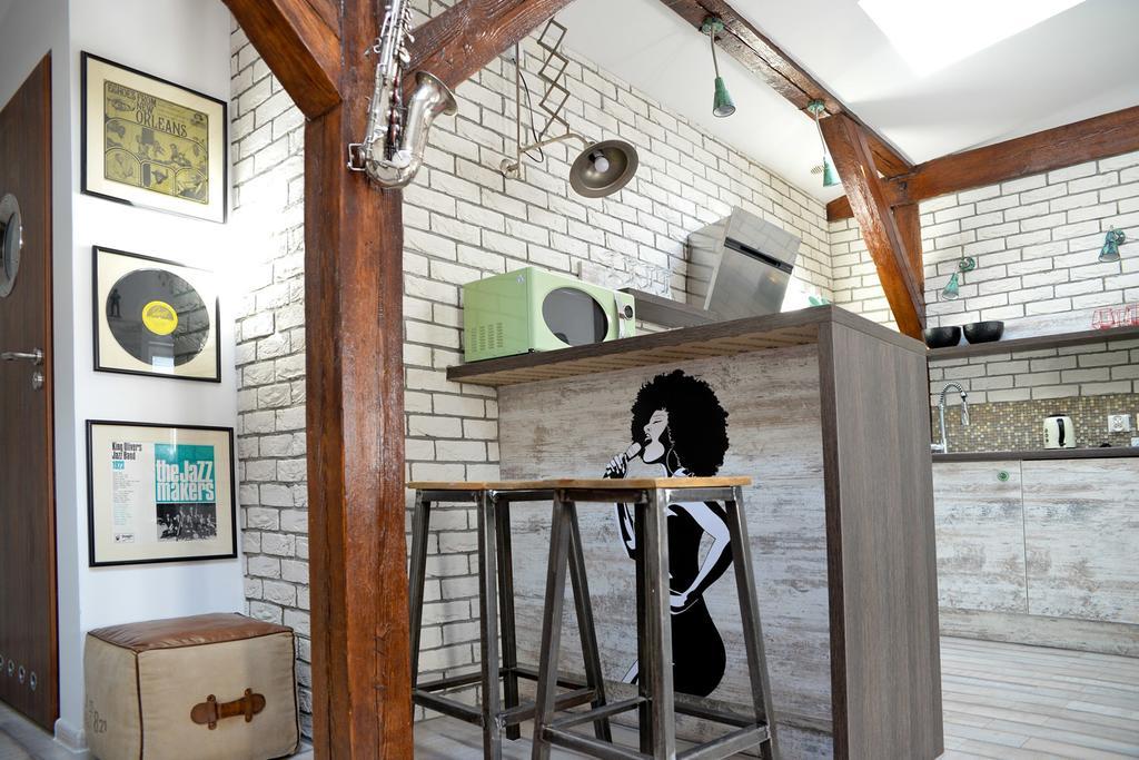 In The Attic Unikatowe Apartmenty By Stayly شتشيتسين المظهر الخارجي الصورة